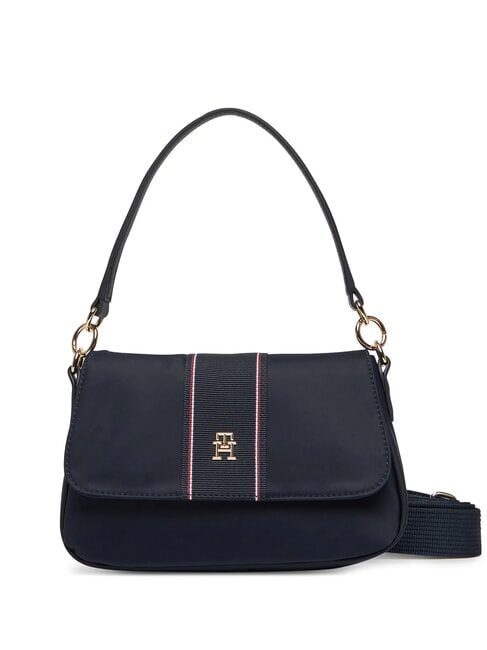 TOMMY HILFIGER POPPY Torebka z paskiem na ramię kosmiczny niebieski - Torby damskie