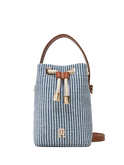 TOMMY HILFIGER TH PREMIUM BEACH Mała torba na ramię typu bucket ciało - Torby damskie
