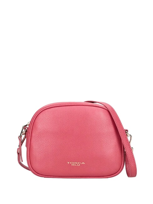 TOSCA BLU MOONY BAGS Mała skórzana torba na ramię KORAL - Torby damskie
