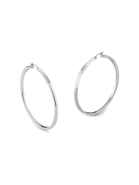GUESS HOOPS I DID IT AGAIN Średnie kolczyki koła SREBRNY - Kolczyki