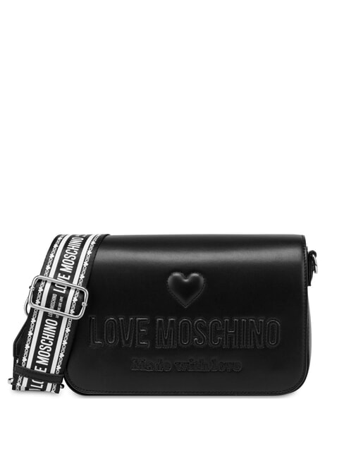 LOVE MOSCHINO MADE WITH LOVE Torba na ramię Czarny - Torby damskie