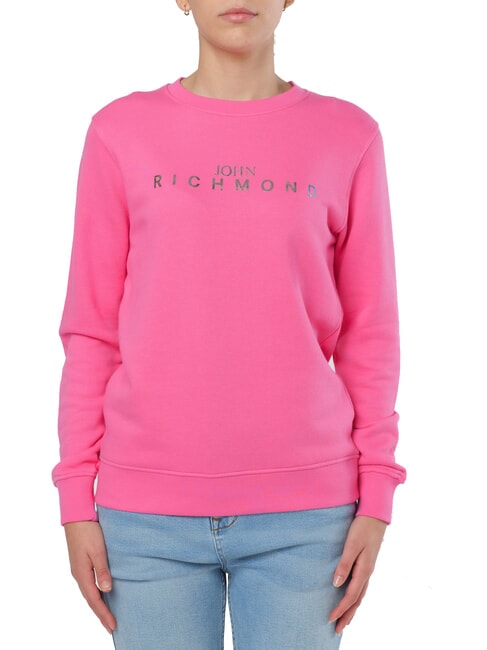 JOHN RICHMOND HABID Bluza bawełniana z okrągłym dekoltem lalka Barbie - Bluzy damskie