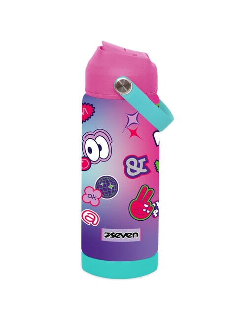SEVEN BOY&GIRL Butelka termiczna na wodę 500ml LIZAK RÓŻOWY        - Butelki termiczne na wodę