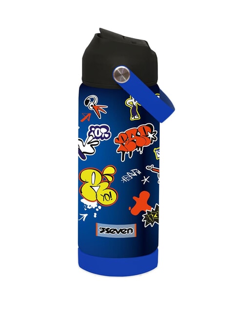 SEVEN BOY&GIRL Butelka termiczna na wodę 500ml Czarny - Butelki termiczne na wodę