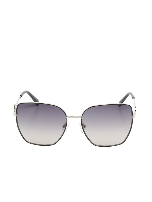 GUESS BUTTERFLY Okulary przeciwsłoneczne złoto/gradientowy dym - Okulary damskie