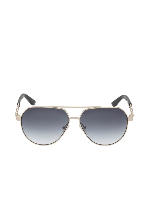 GUESS NAVIGATOR Okulary przeciwsłoneczne złoto/gradientowy dym - Okulary damskie