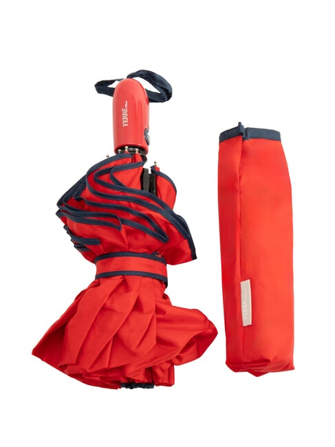 FERRÈ MINI Automatyczny parasol otwierany/zamykany czerwony / czarny - Parasole