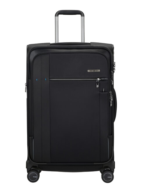 SAMSONITE SPECTROLITE 3.0 TRVL  Wózek średni, rozszerzalny CZARNY - Wózki półsztywne