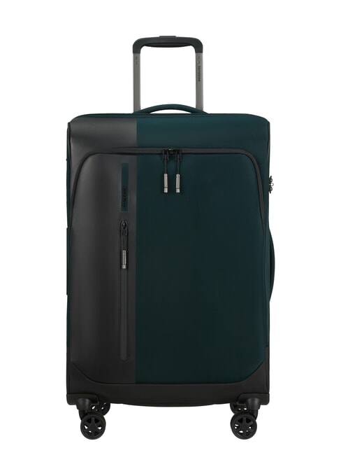 SAMSONITE BIZ2GO TRVL Średni wózek rozszerzalny modry - Wózki półsztywne