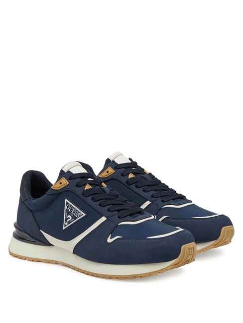GUESS ISLAND Adidasy niebieski biały beżowy - Buty damskie