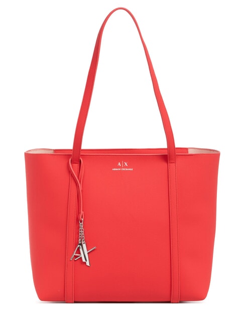 ARMANI EXCHANGE CHARM LOGO Torba na zakupy z zawieszką grenadyny/vegas - Torby damskie