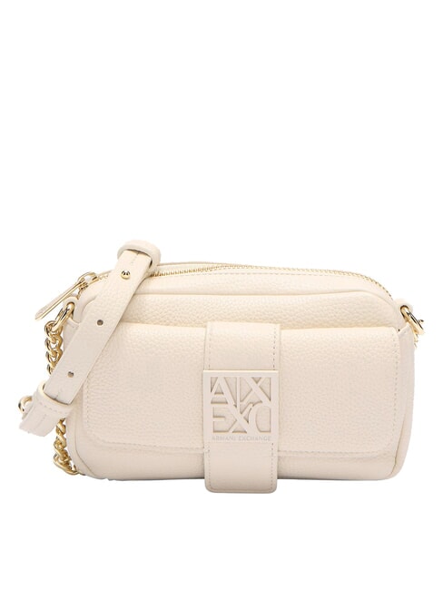ARMANI EXCHANGE SUSIE SOFT Mała torba na ramię złamana biel - Torby damskie