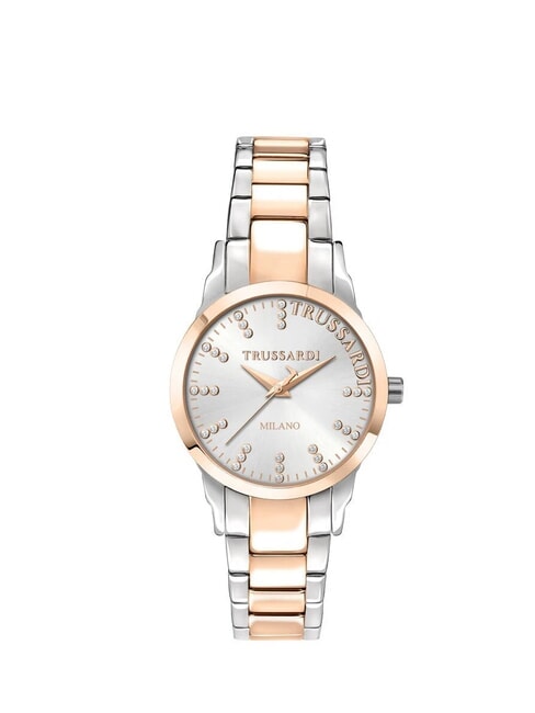 TRUSSARDI T-BENT Tylko czas oglądania  STAL - Zegary