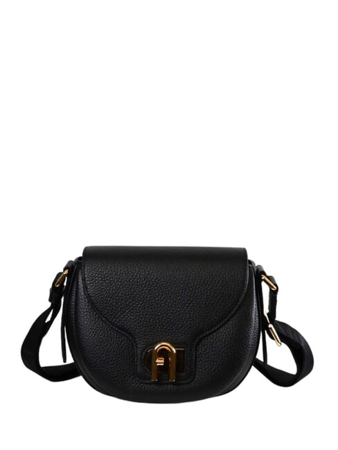FURLA LOTUS  Mała torba na ramię czarny+odcienie czarne - Torby damskie