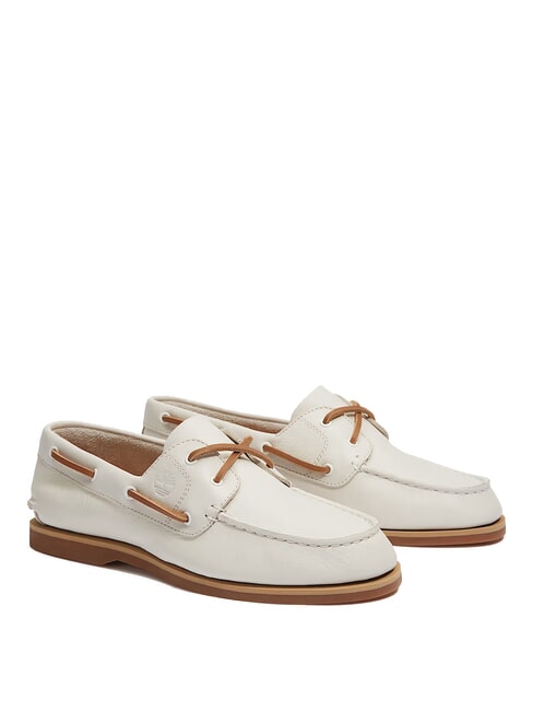 TIMBERLAND CLASSIC BOAT  Skórzane buty żeglarskie naturalny - Buty damskie