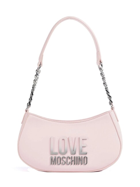 LOVE MOSCHINO MIDDLE CHAIN Torba na ramię proszek - Torby damskie