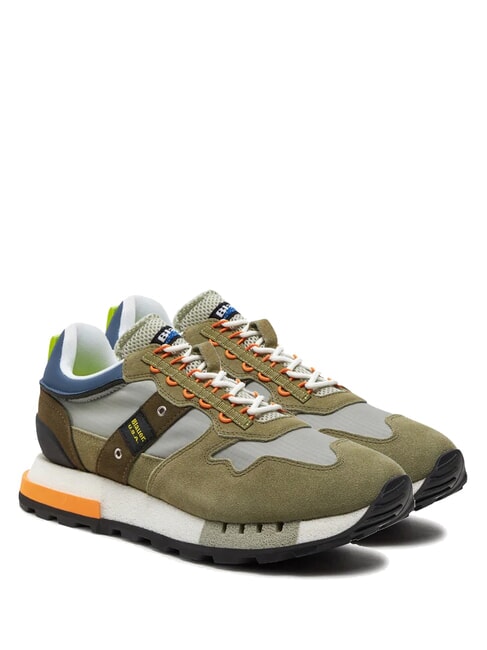 BLAUER HERON Adidasy wojskowy/szary - Buty męskie