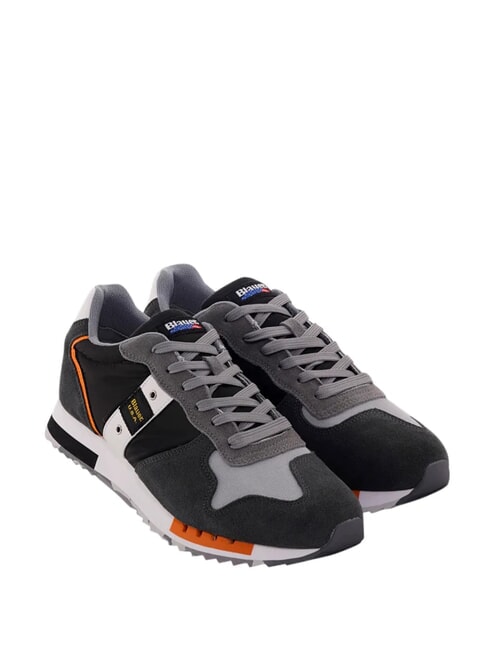 BLAUER QUEENS Trampki do biegania czarny/szary - Buty męskie