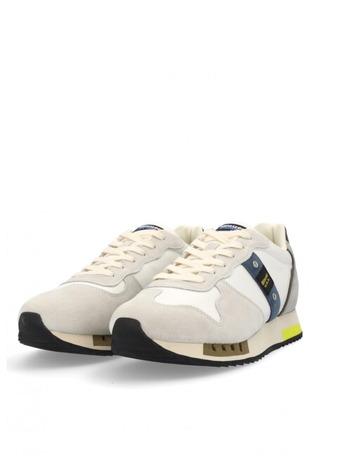 BLAUER QUEENS Trampki do biegania biały/szary - Buty męskie