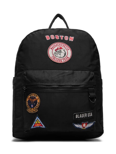 BLAUER PATCH Plecak CZARNY - Plecaki szkolne i rekreacyjne