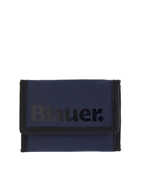 BLAUER SPLASH Portfel materiałowy z logo St GRANATOWY - Portfele męskie