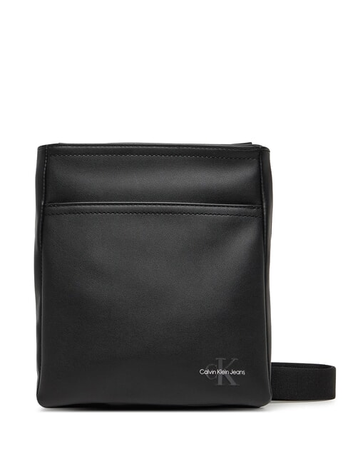 CALVIN KLEIN CKJ MONO LOGO Torba płaska na czarno - Torby damskie