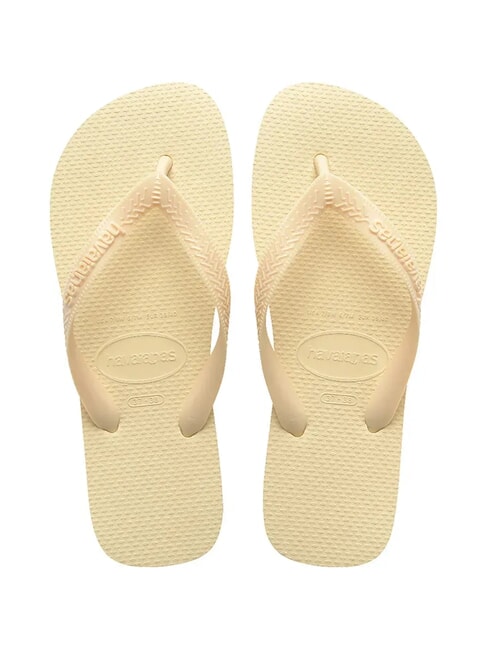 HAVAIANAS TOP SENSES Klapki krem maślany - Buty uniseks