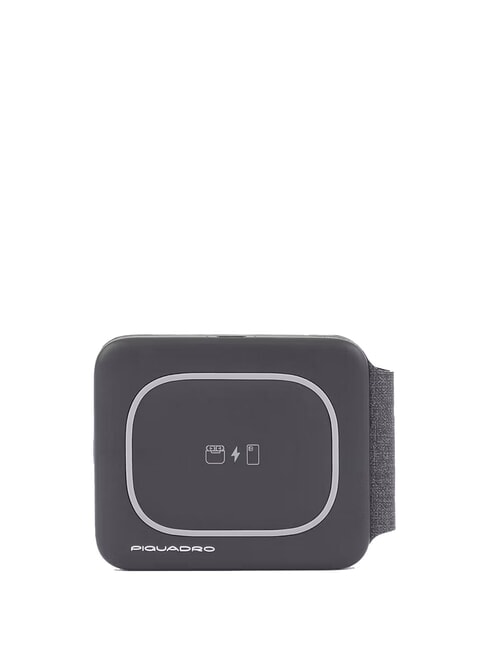 PIQUADRO BAGMOTIC  3 w 1 składana ładowarka bezprzewodowa Czarny - Uchwyt i organizer na tablet