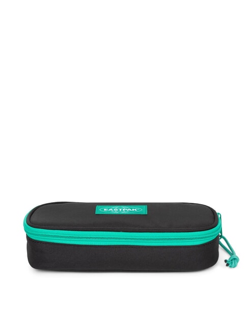 EASTPAK OVAL SINGLE Piórnik kontrastowy pasek czarny - Piórniki i akcesoria
