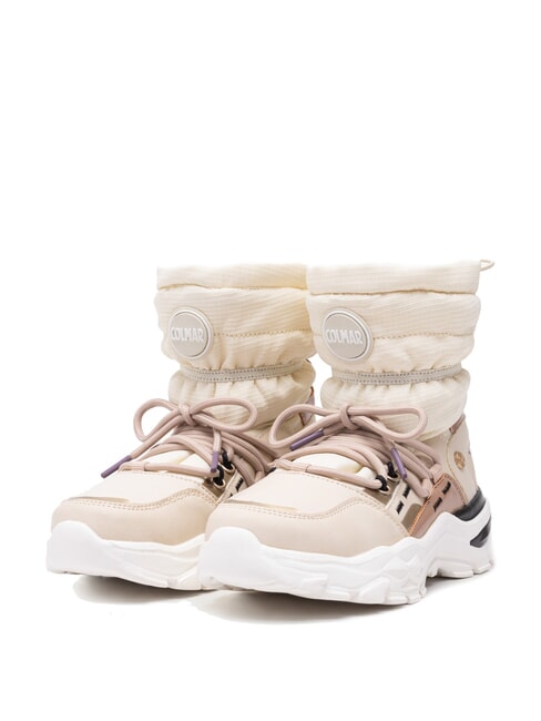 COLMAR WARMER FUN KIDS Buty śnieżne beżowy/złoty/diklilac - Buty dziecięce