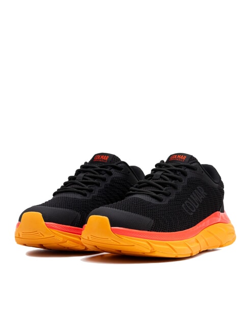 COLMAR URBANTRAIL COLORS Adidasy czarno-pomarańczowo-jasnoczerwony - Buty uniseks