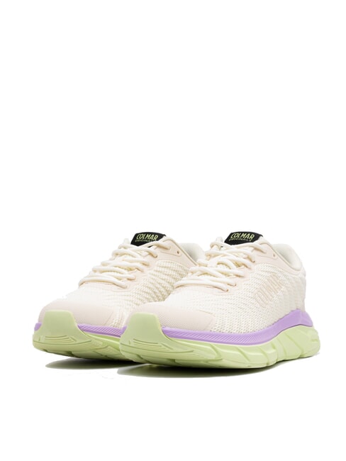 COLMAR URBANTRAIL COLORS Adidasy ecru-herbaciany-zielony-liliowy - Buty uniseks