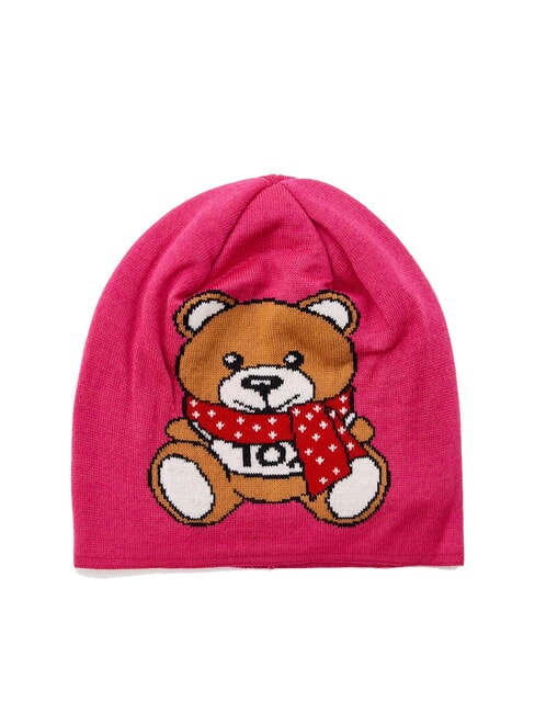 MOSCHINO TOY BEAR Kapelusz fuksja - Włosy