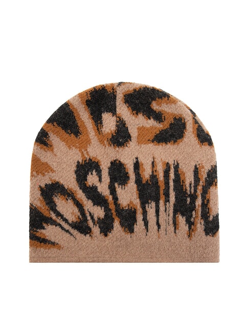 MOSCHINO ANIMALIER Czapka beżowy - Włosy