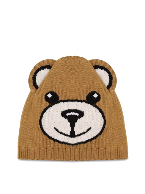 MOSCHINO TEDDY Czapka Misia Teddy'ego wielbłąd - Włosy