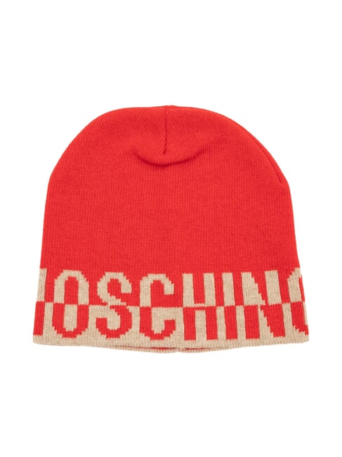 MOSCHINO LOGO Kapelusz czerwony - Włosy