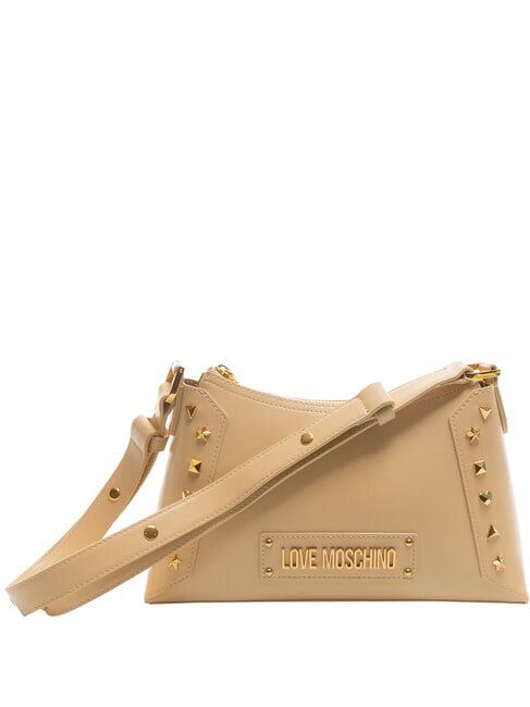 LOVE MOSCHINO BORCHIE Torba na ramię beżowy - Torby damskie