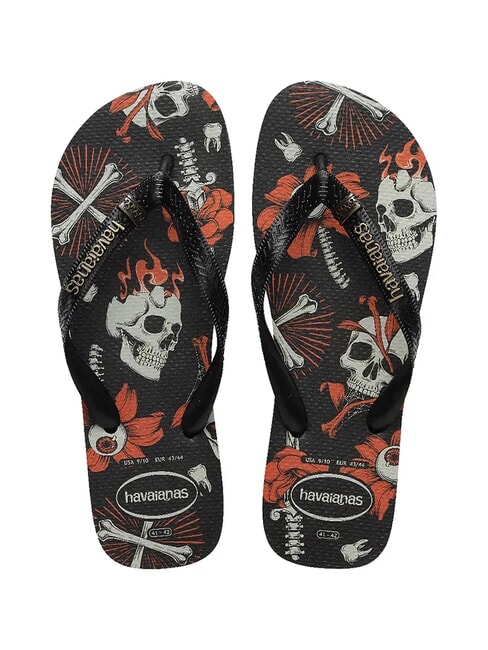 HAVAIANAS TOP TRIBO Klapki czarny/czarny/czarny - Buty męskie