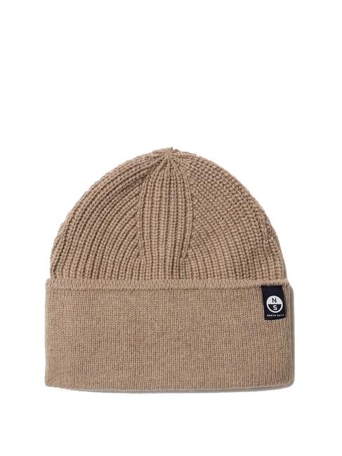 NORTH SAILS BEANIE Czapka z logo orzechy - Włosy