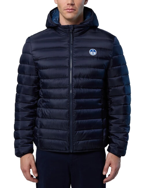 NORTH SAILS SKYE HOODIE Kurtka puchowa z kapturem granatowy - Kurtki puchowe męskie