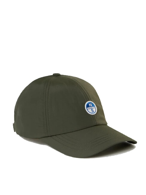 NORTH SAILS ROUND LOGO Czapka baseballowa leśna zieleń - Włosy
