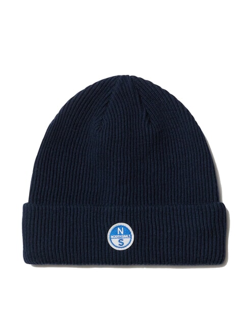 NORTH SAILS ROUND LOGO KIDS Czapka z mieszanki bawełny granatowy - Czapki dziecięce