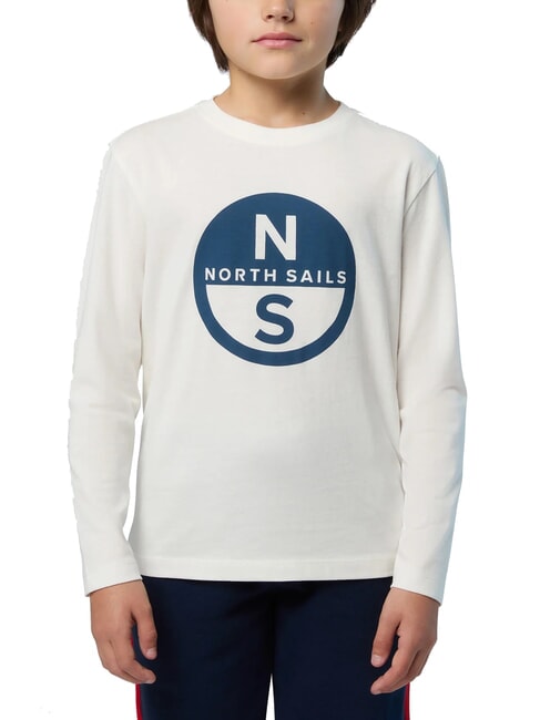NORTH SAILS GRAPHIC KIDS Koszula bawełniana z długim rękawem ptasie mleczko - Koszulka dziecięca