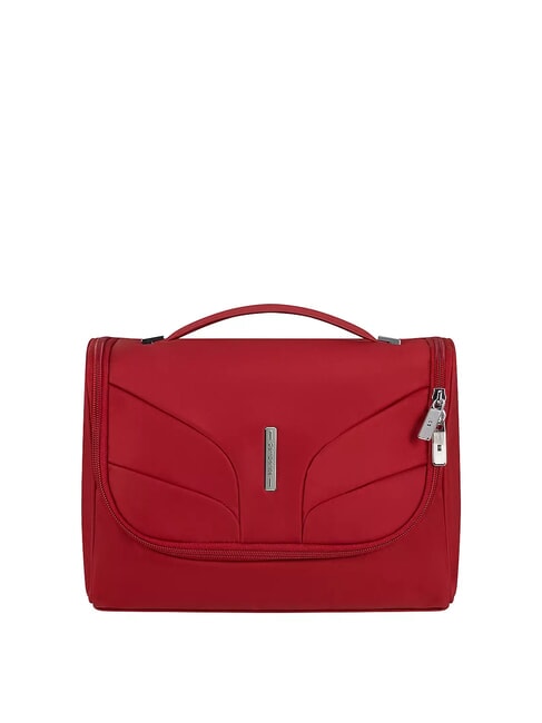 SAMSONITE ATTRIX Kosmetyczka z wieszakiem CZERWONY - Kosmetyczka