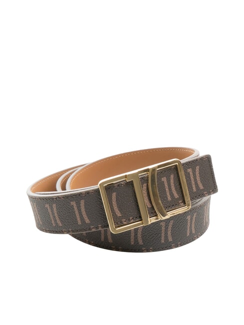 ALVIERO MARTINI PRIMA CLASSE MONOGRAM Pasek z klamrą z logo ciemny - Paski