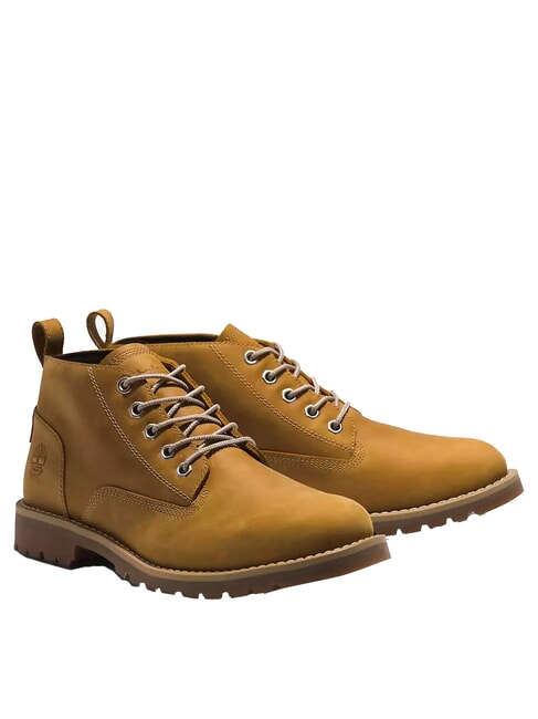 TIMBERLAND REDWOOD FALLS MID  Wodoodporne skórzane buty pszenica - Buty męskie