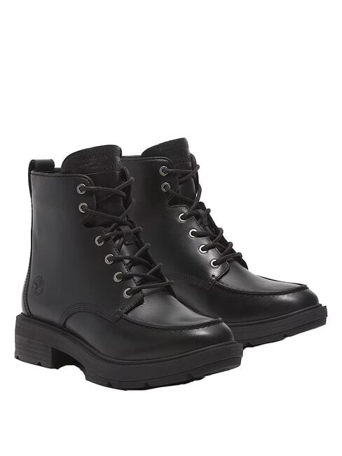 TIMBERLAND BRIMFIELD MID  Skórzane botki czarny, pełnoziarnisty - Buty damskie