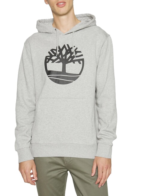 TIMBERLAND TREE LOGO Bluza z kapturem średni szary wrzos - Bluzy męskie
