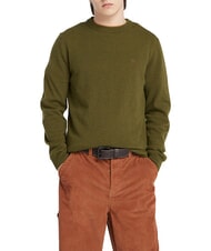 TIMBERLAND MERINO Sweter z okrągłym dekoltem z mieszanki wełny - Koszulki męskie