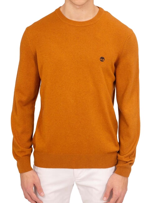 TIMBERLAND KNOX RIVER Sweter z okrągłym dekoltem but pszeniczny - Koszulki męskie